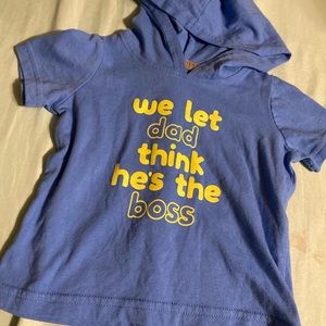 Baby boys hoodie shirt sleeve